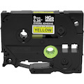 Brother HGES6215PK Black on Yellow Extra-Strength Adhesive Label Tape