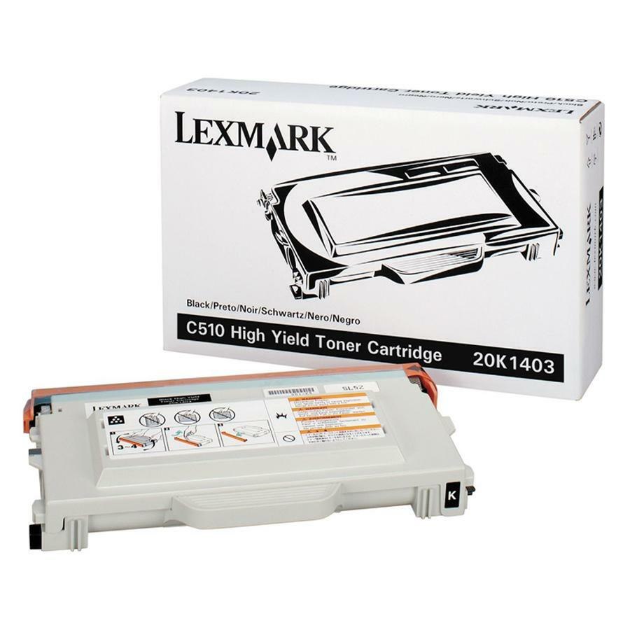 Lexmark Original Laser Toner Cartridge - Black - 1 Each