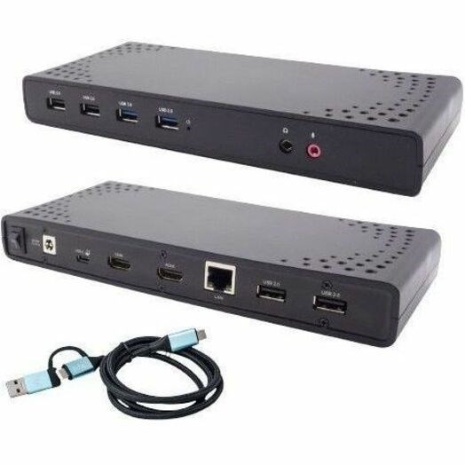 i-tec USB Type C Docking Station for Monitor, Smartphone, Tablet, Notebook - Black