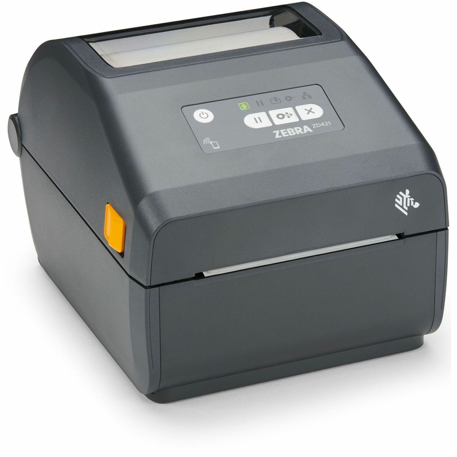 Zebra ZD421 Transportation & Logistic, Government, Hospitality Thermal Transfer Printer - Desktop - Label/Receipt Print - USB - USB Host - Bluetooth 5.3 - IEEE 802.11ac Wireless LAN, IEEE 802.11ax - Near Field Communication (NFC) - EU, UK, AUS, JP