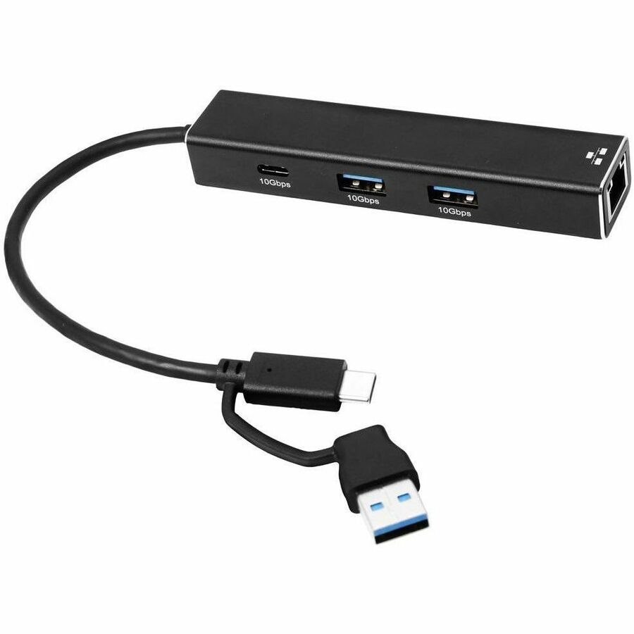 4XEM 3 Port USB-C and A with 2.5Gbps Ethernet Hub - TAA