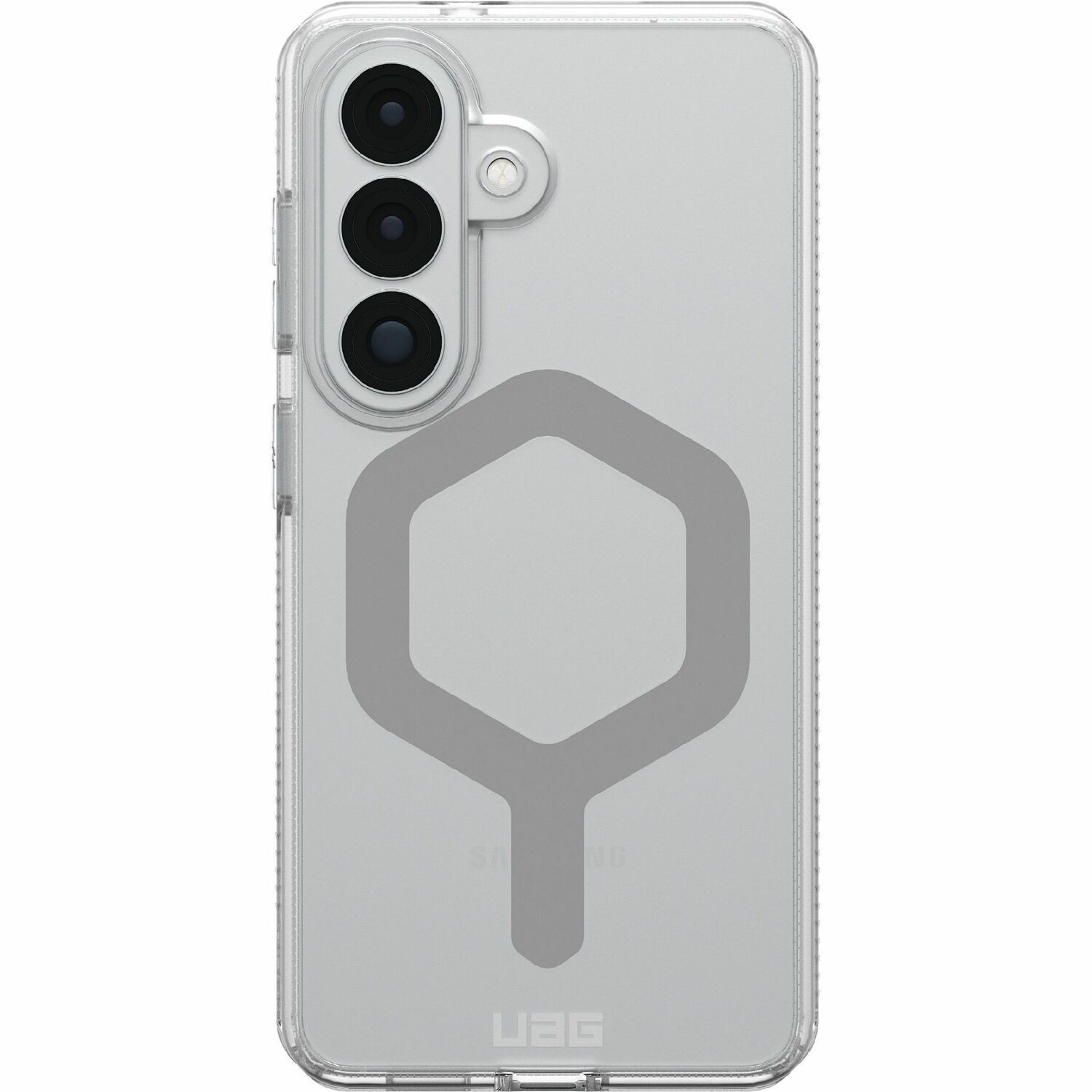 Urban Armor Gear Plyo Clear Case w/Magnets Ice/Silver For Samsung Galaxy S26