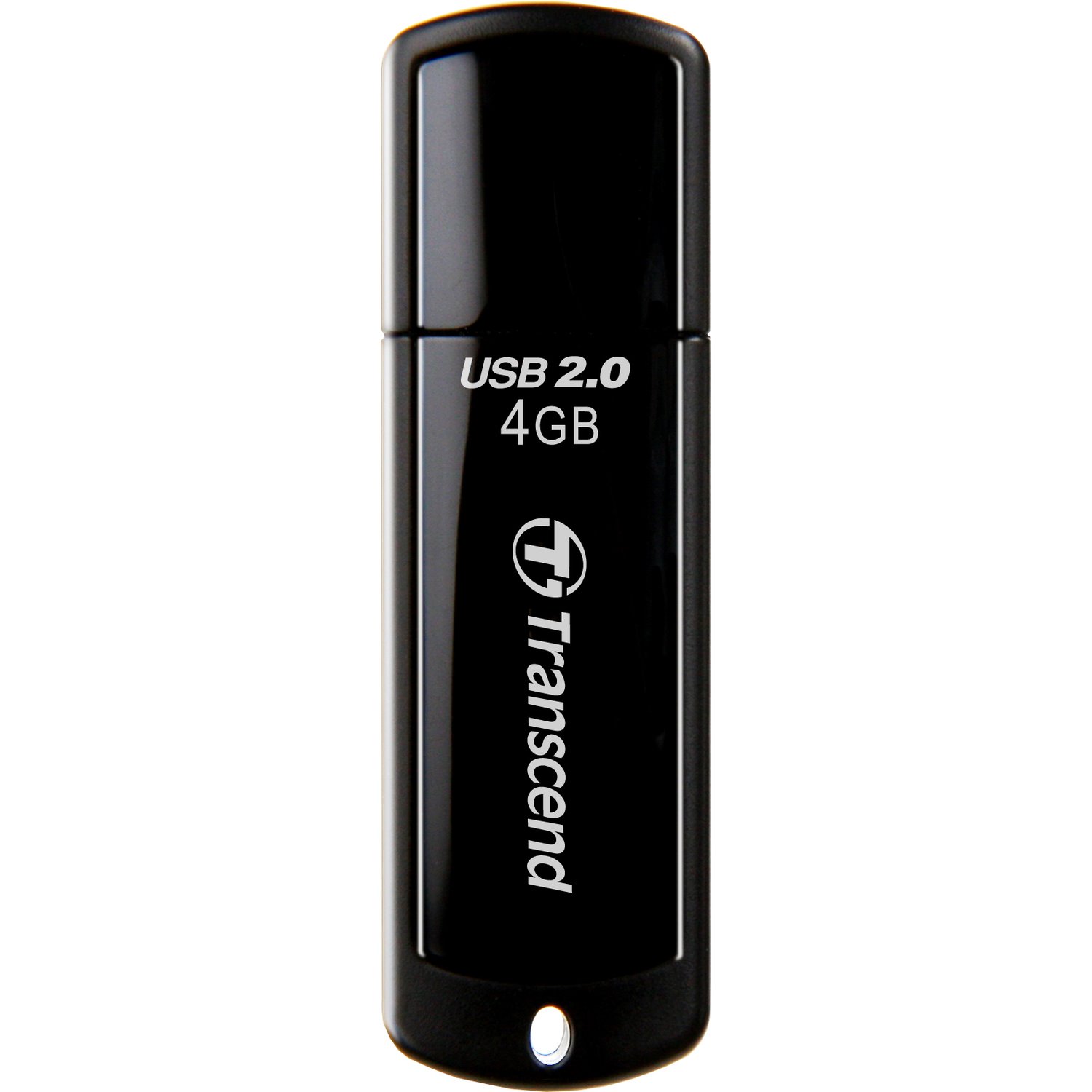 Transcend JetFlash 350 4 GB USB 2.0 Flash Drive - Black