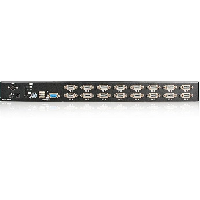 StarTech.com 16 Port 1U Rackmount USB PS/2 KVM Switch with OSD