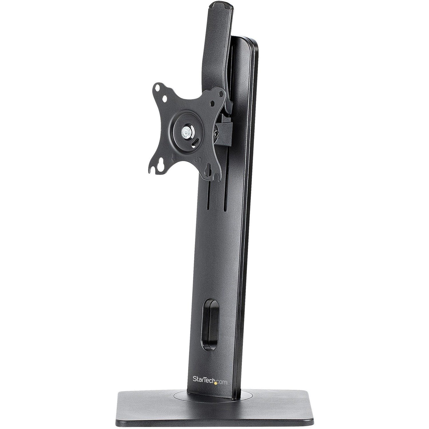 StarTech.com Free Standing Single Monitor Mount, Height Adjustable Ergonomic Monitor Desk Stand, For VESA Mount Displays up to 32" (15lb)