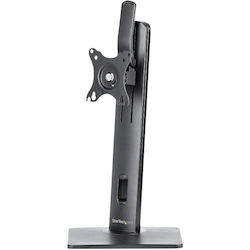 StarTech.com Free Standing Single Monitor Mount, Height Adjustable Ergonomic Monitor Desk Stand, For VESA Mount Displays up to 32" (15lb)