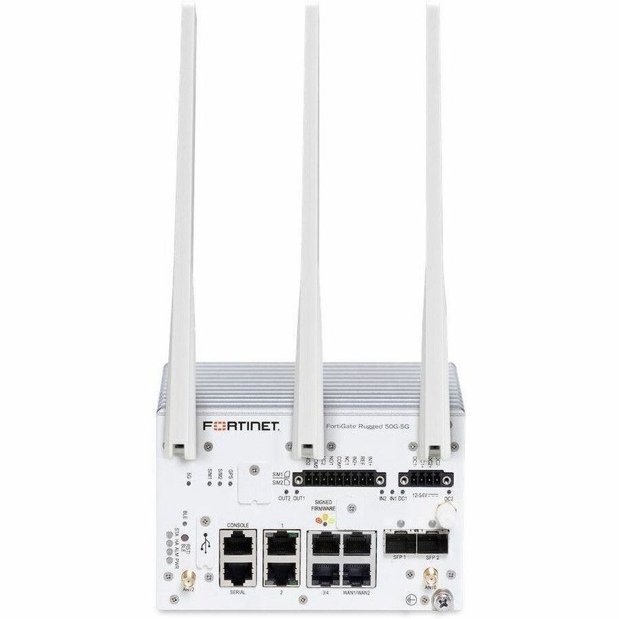 Fortinet FortiGate Rugged FGR-50G-5G Network Security/Firewall Appliance - 1 Year FortiCare Premium and FortiGuard Enterprise Protection