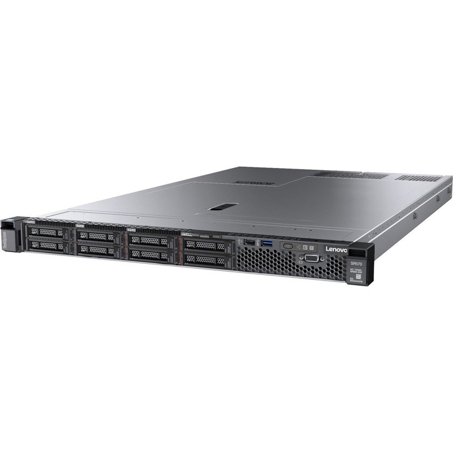 Lenovo ThinkSystem SR570 7Y03A06DNA 1U Rack Server - 1 x Intel Xeon Silver 4214 2.20 GHz - 16 GB RAM - 12Gb/s SAS Controller