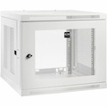 Eaton Tripp Lite Series SmartRack 9U Low-Profile Switch-Depth-Plus Wall-Mount Mini Rack Enclosure, White