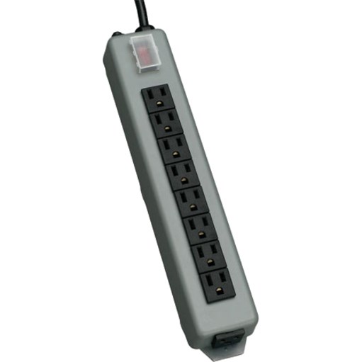 Eaton Tripp Lite Series Industrial Power Strip, 9-Outlet, 15 ft. (4.6 m) Cord - Accommodates 1 Transformer