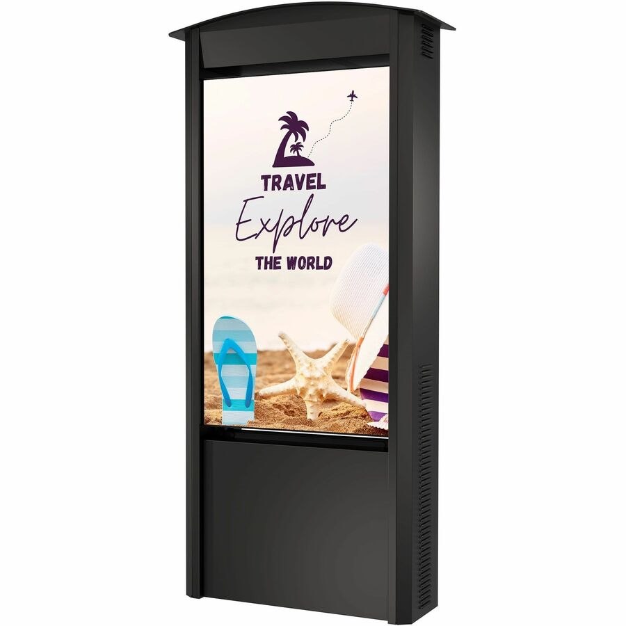 Peerless-AV&reg; Dual-Sided Smart City Kiosk with (2) 55" Xtreme&trade; High Bright Outdoor Displays