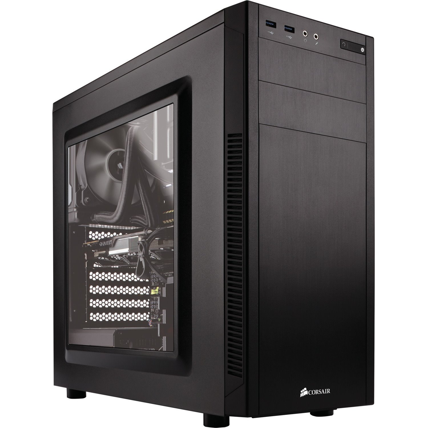 Corsair Carbide 100R Computer Case - ATX Motherboard Supported - Mid-tower - Steel - Black