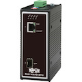 Eaton Tripp Lite Series Industrial Gigabit Fiber to Ethernet Media Converter, 10/100/1000 Mbps, RJ45/SFP, -40° to 75°C, DC Power, TAA