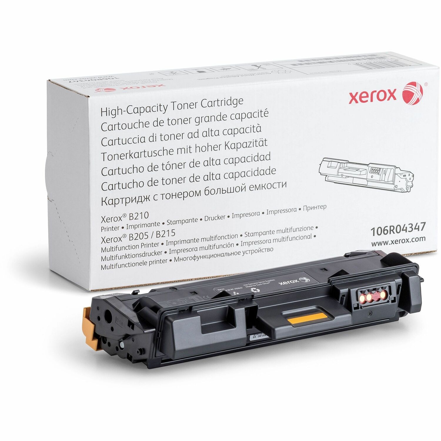Xerox Origineel Hoog Rendement Laser Tonercartridge - Zwart Verpakking