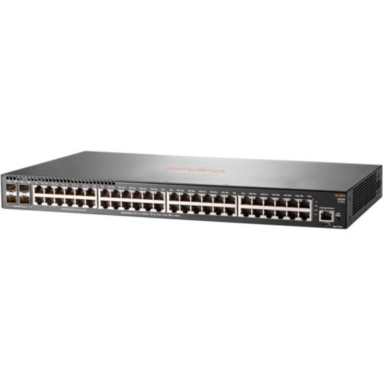 HPE 2930F 48G 4SFP 48 Poorten Beheer mogelijk L3 switch - Gigabit Ethernet - 1000Base-X, 10/100/1000Base-TX