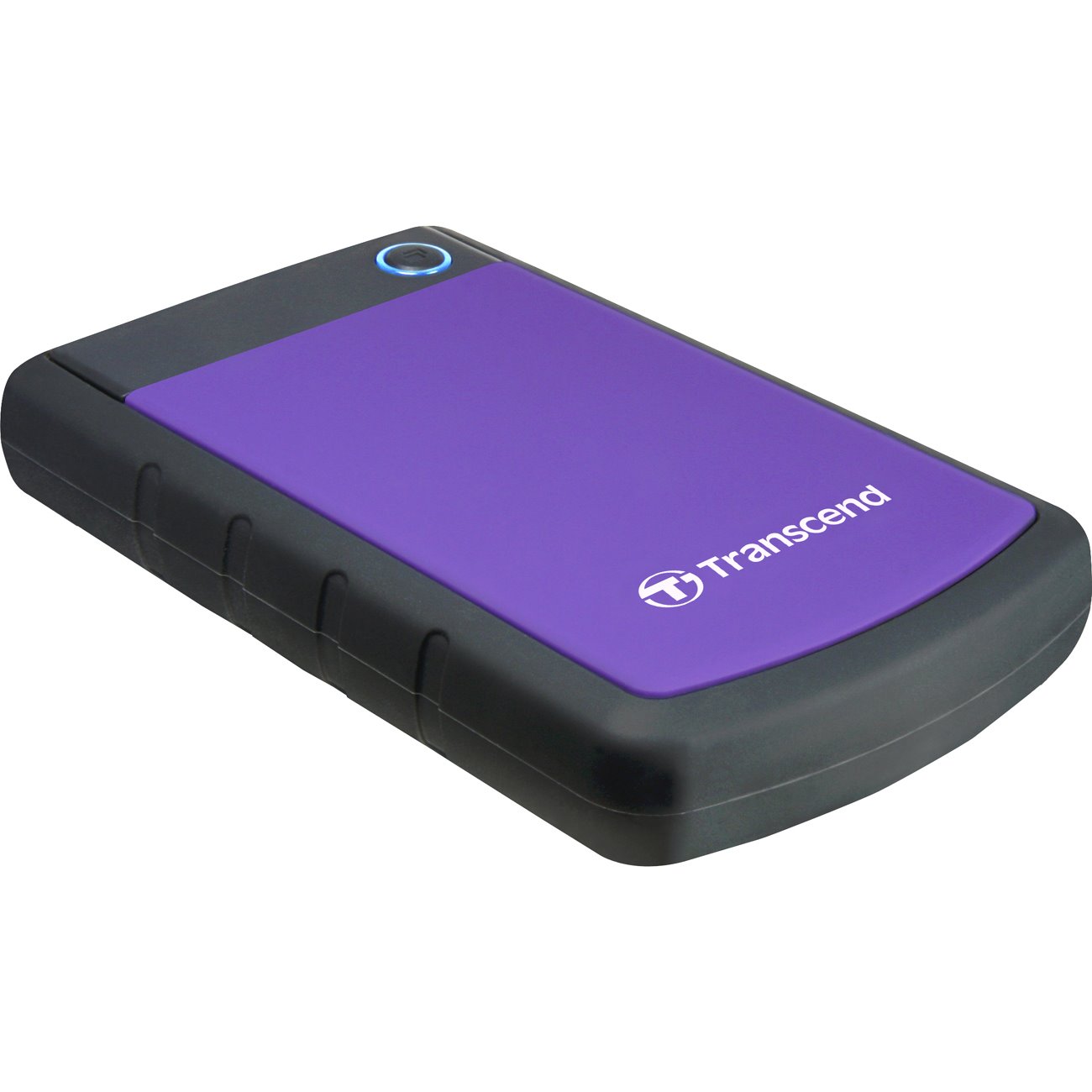 Transcend StoreJet 25H3P 2 TB Portable Hard Drive - 2.5" External - SATA - Purple