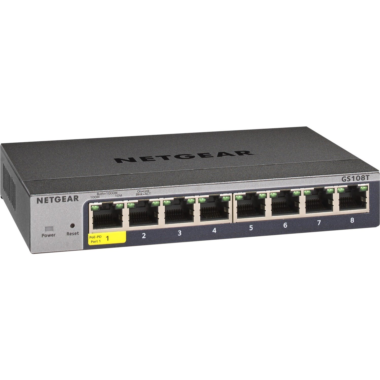 Netgear ProSafe GS108Tv3 8 Ports Manageable Ethernet Switch