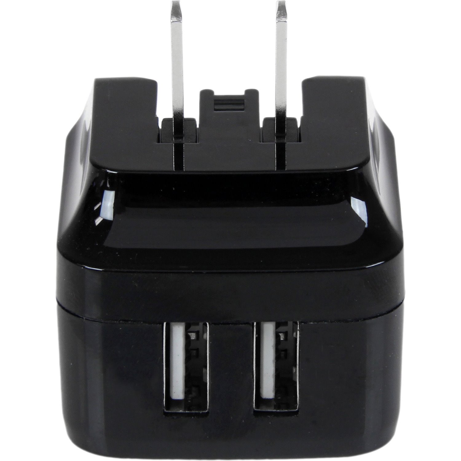 StarTech.com Travel USB Wall Charger - 2 Port - Black - Universal Travel Adapter - International Power Adapter - USB Charger