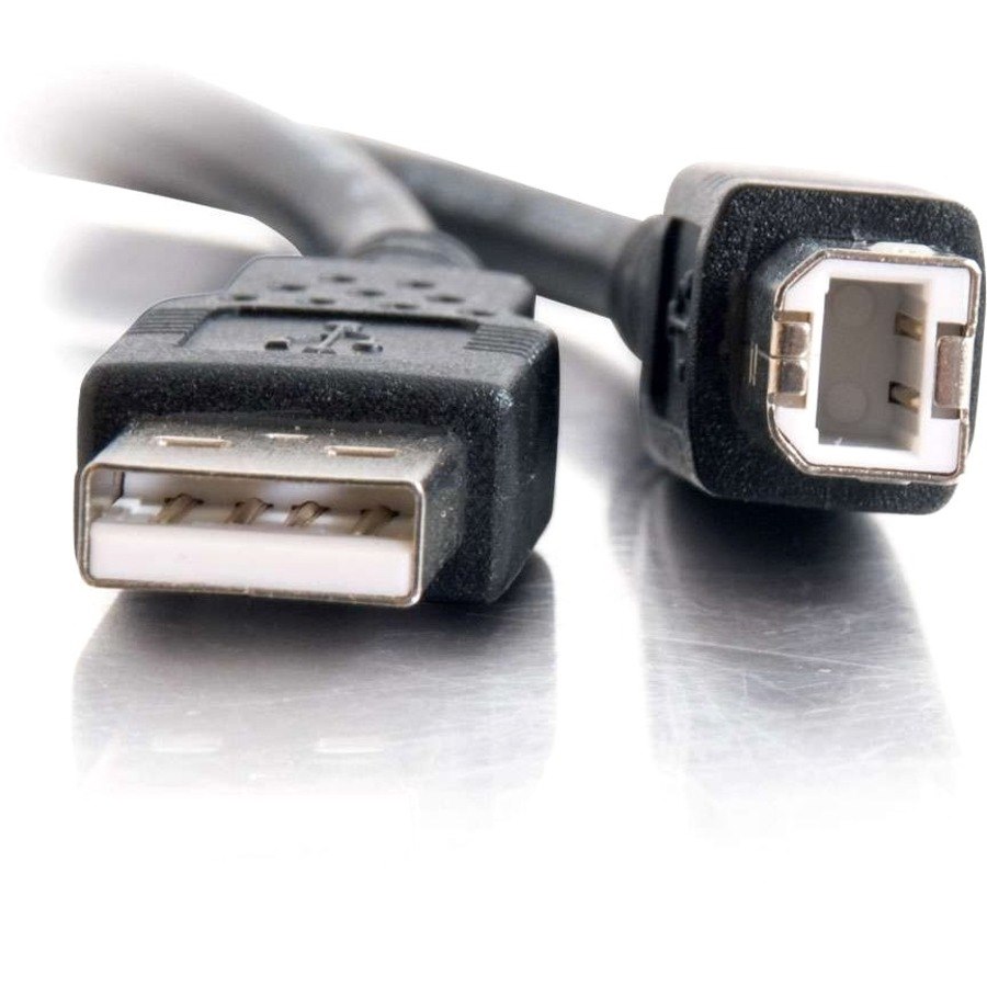 C2G 3m (9.8ft) USB 2.0 Cable - USB Cable - Type USB A to Type USB B - Black