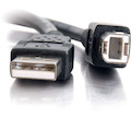 C2G 3m (9.8ft) USB 2.0 Cable - USB Cable - Type USB A to Type USB B - Black