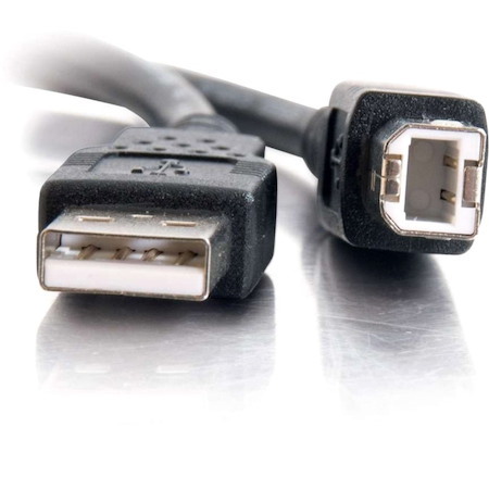 C2G 3m (9.8ft) USB 2.0 Cable - USB Cable - Type USB A to Type USB B - Black