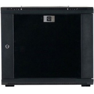 Serveredge 9U Wall Mountable Rack Cabinet for Server - Black