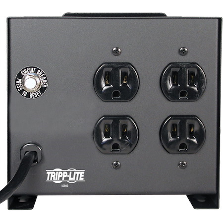 Eaton Tripp Lite Series Isolator Series 120V 500W Isolation Transformer-Based Power Conditioner, 4 Outlets, TAA