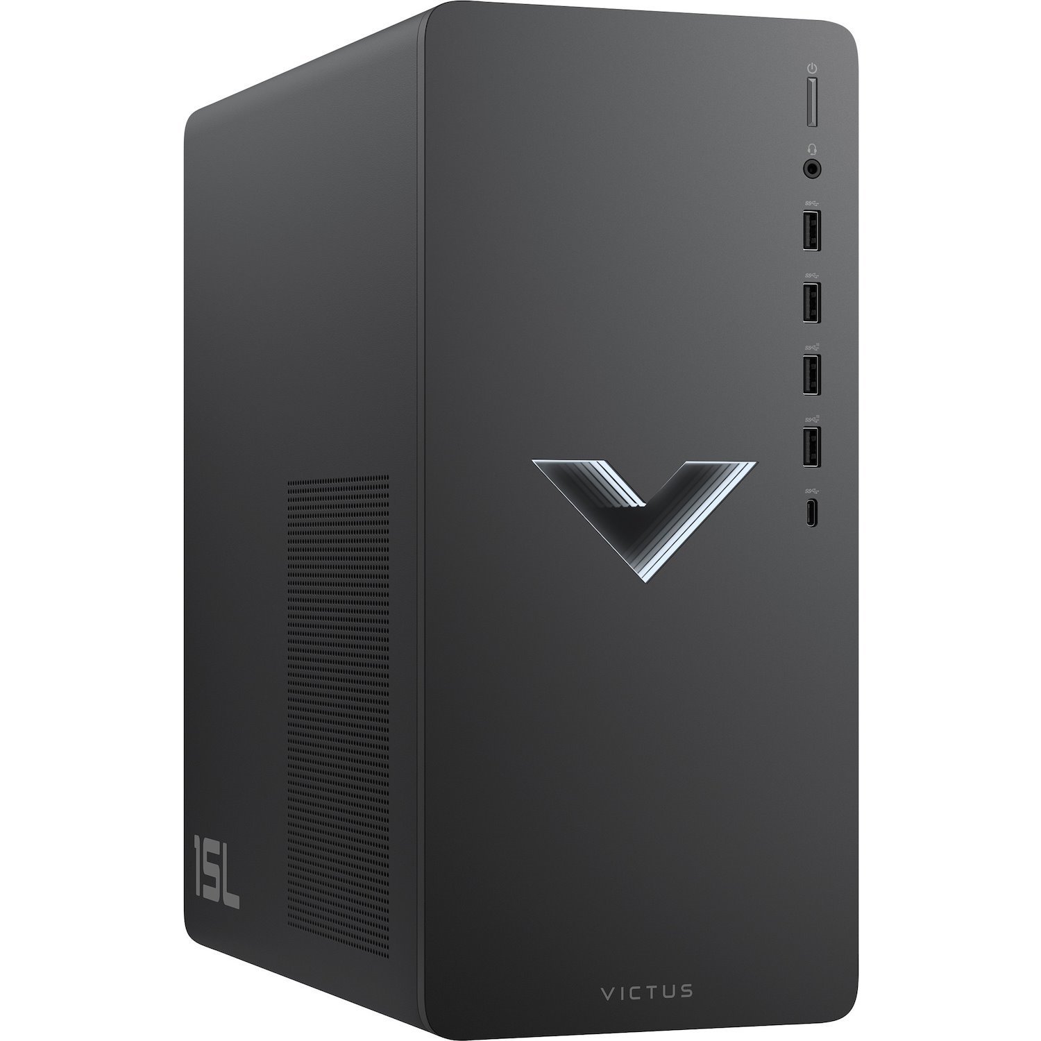HP Victus TG02-0000a TG02-1040h Gaming Desktop Computer - Intel Core i7 13th Gen i7-13700F - 16 GB - 1 TB SSD - Tower - Mica Silver Metal