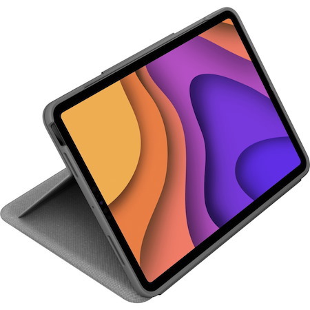 Logitech Folio Touch iPad Keyboard Case with Trackpad and Smart Connector for iPad Air 11-inch (M2 & M3), iPad Air (4th & 5th gen) - Oxford Gray