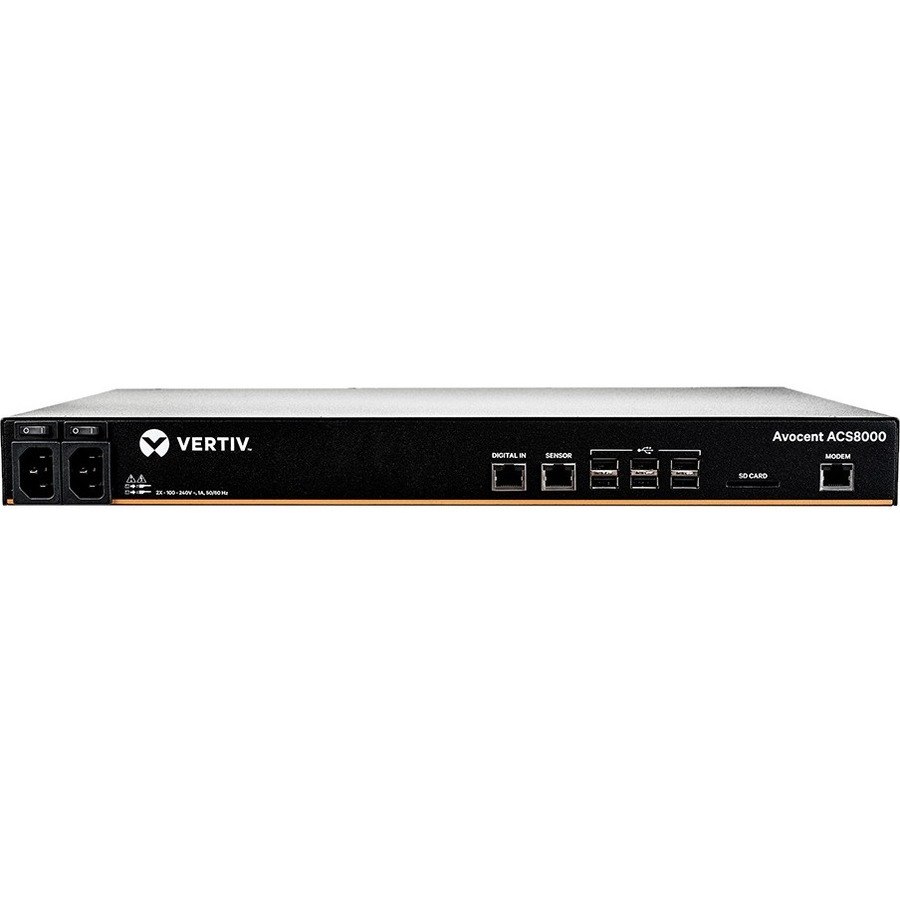 Vertiv Avocent ACS8000 Serial Console - 32 port Console Server | Modem | Dual AC