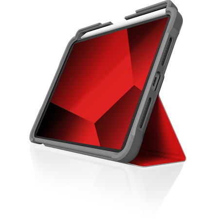 STM Goods Dux Plus Rugged Carrying Case (Folio) Apple iPad mini (6th Generation), iPad mini (2024) iPad mini - Red