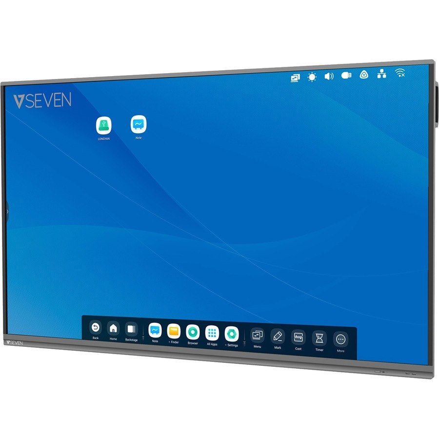 V7 Interactive Flat Panel (IFP) - 65 Inch 4K Android 9 Display