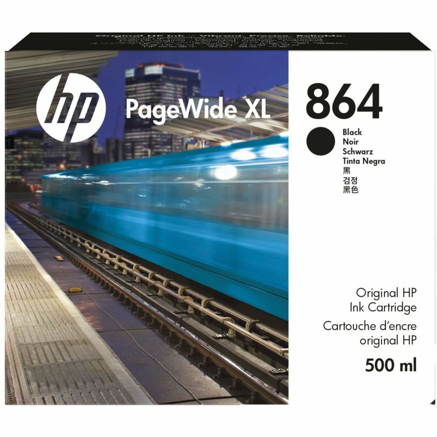 HP 864 Original High Yield Page Wide Ink Cartridge - Black - 1 Pack