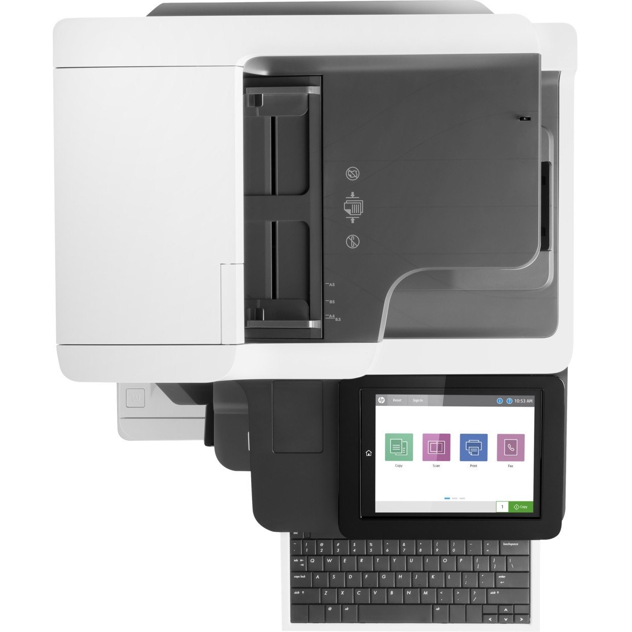 HP LaserJet Enterprise M636z Wireless Laser Multifunction Printer - Monochrome