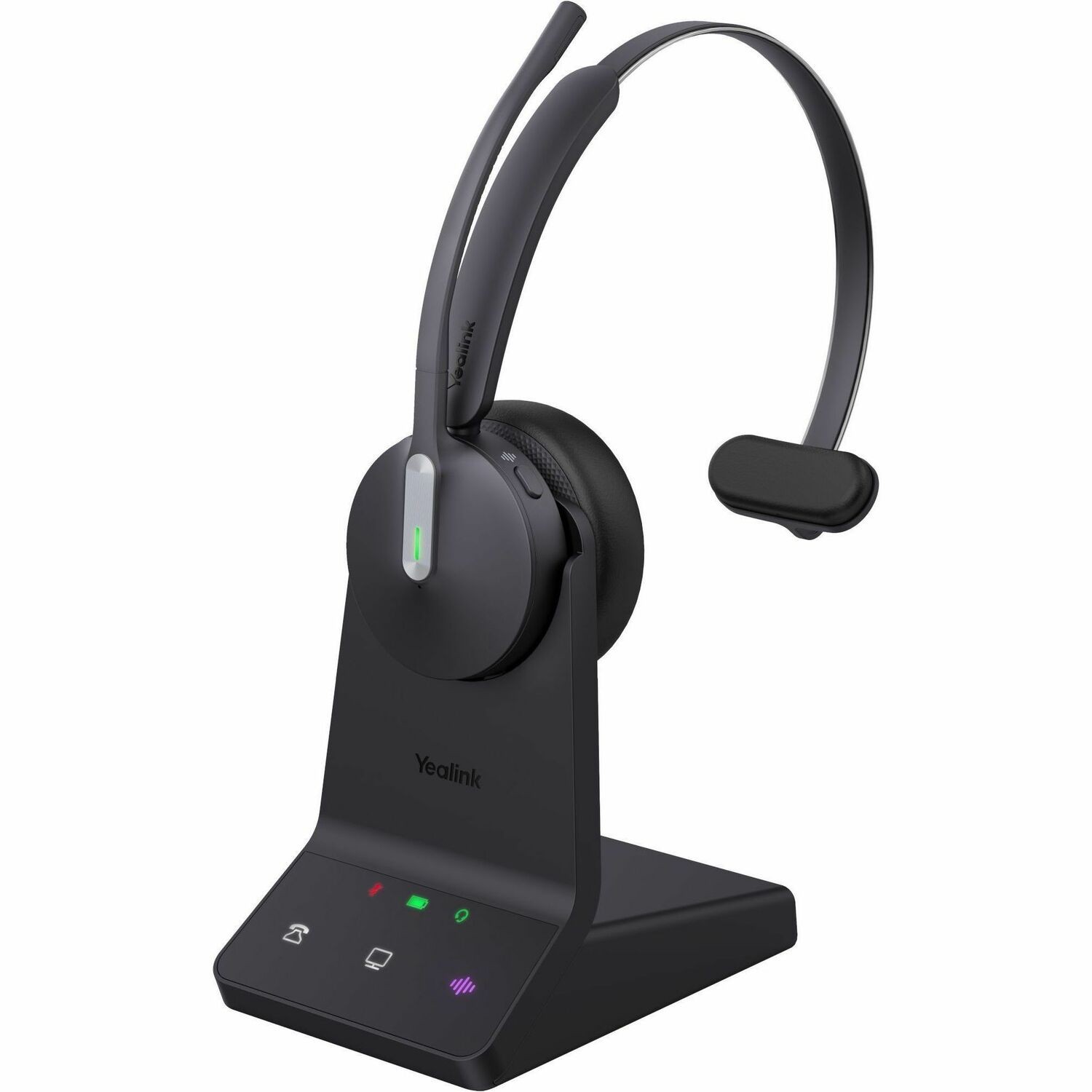Yealink WH64 Wireless Over-the-head Mono Headset - Black