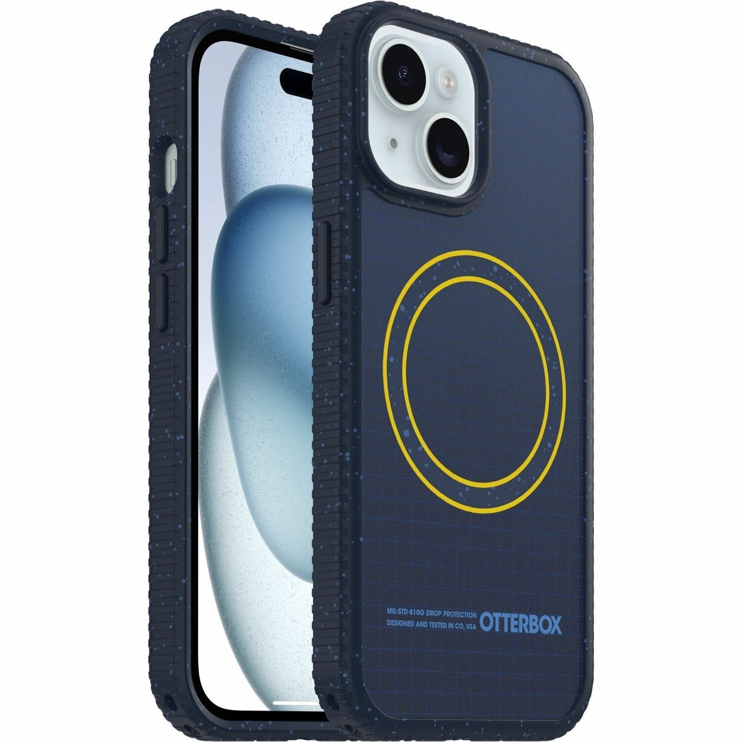 OtterBox Sole Case for Apple iPhone 13, iPhone 14, iPhone 15, iPhone 16e Smartphone - Real Quiet (Blue) - Retail - 1