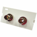 Ortronics Series II Dual ST Fiber Module, Ceramic Lined, SM/MM, 1 Unit, Fog White