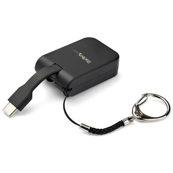 StarTech.com Compact USB C to DisplayPort 1.4 Adapter - 8K 60Hz DSC/4K USB Type-C to DP Video Converter w/ Keychain Ring - TB3 Compatible