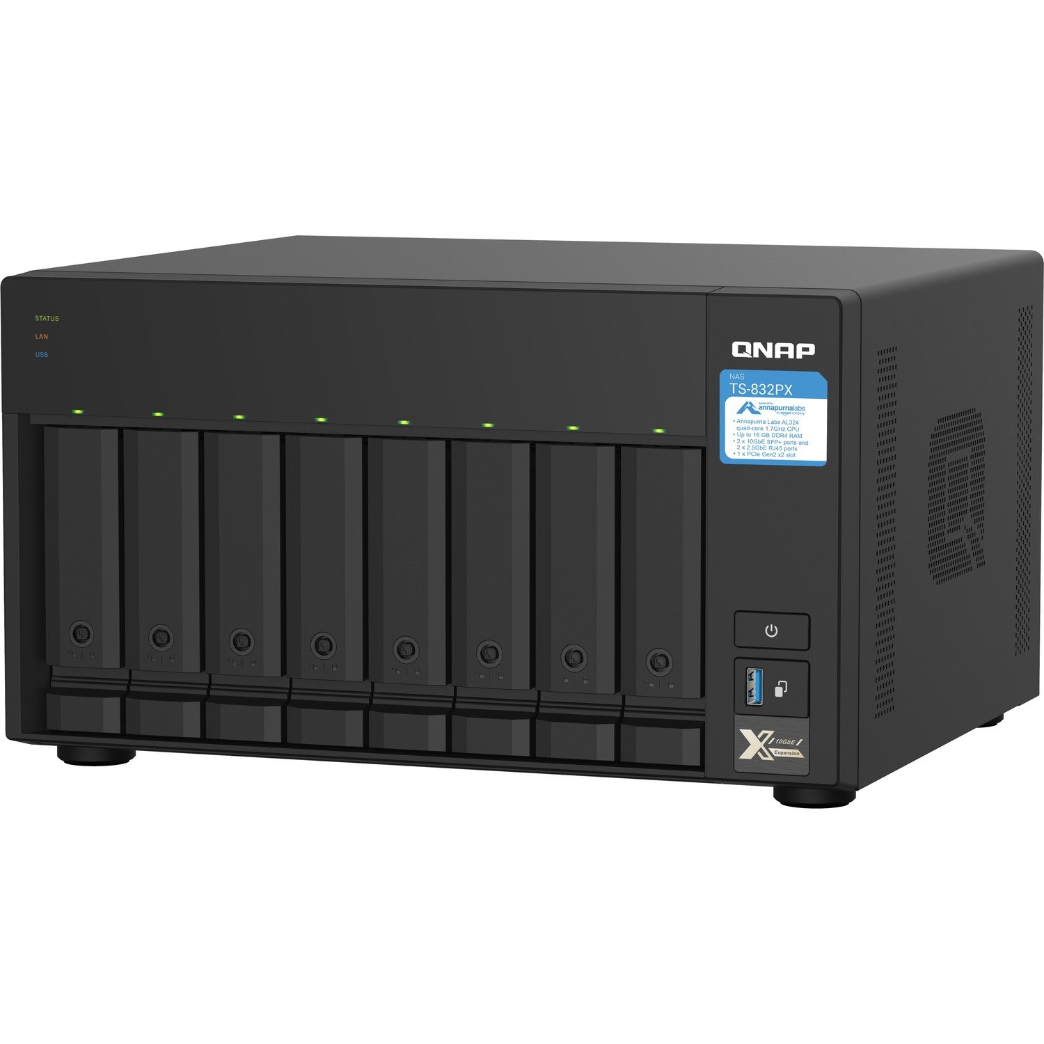 QNAP TS-832PX-4G SAN/NAS Storage System