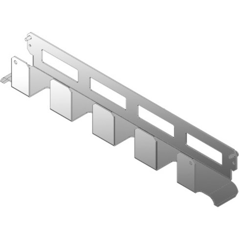 Black Box 19" Horizontal IT Rackmount Cable Manager - 38U, Single-Sided, Gray