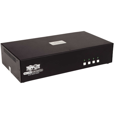 Tripp Lite by Eaton 4-Port Dual-Monitor Secure KVM Switch, HDMI, 4K, NIAP PP3.0, Audio, TAA