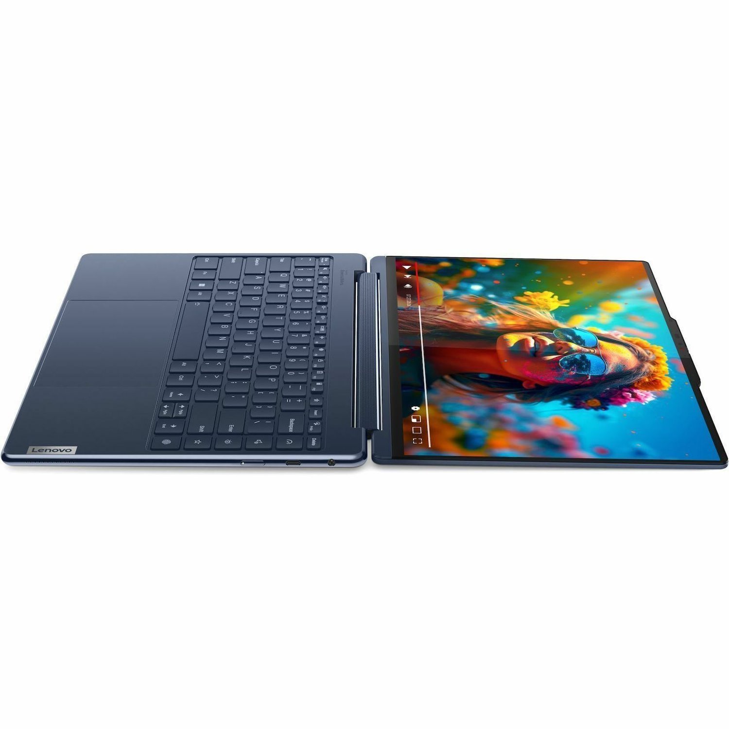 Lenovo Yoga 9 14IMH9 83AC0001US 14" Touchscreen Convertible 2 in 1 Notebook - 2.8K - Intel Core Ultra 7 155H - Intel Evo Platform - 16 GB - 1 TB SSD - English (US) Keyboard - Cosmic Blue