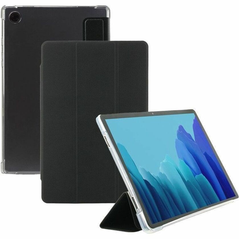 MOBILIS EDGE Draagtas/-koffer (Folio) voor 27,7 cm (10,9") naar 27,9 cm (11") Samsung Galaxy Tab A9+ Tablet-pc, Stylus - Zwart