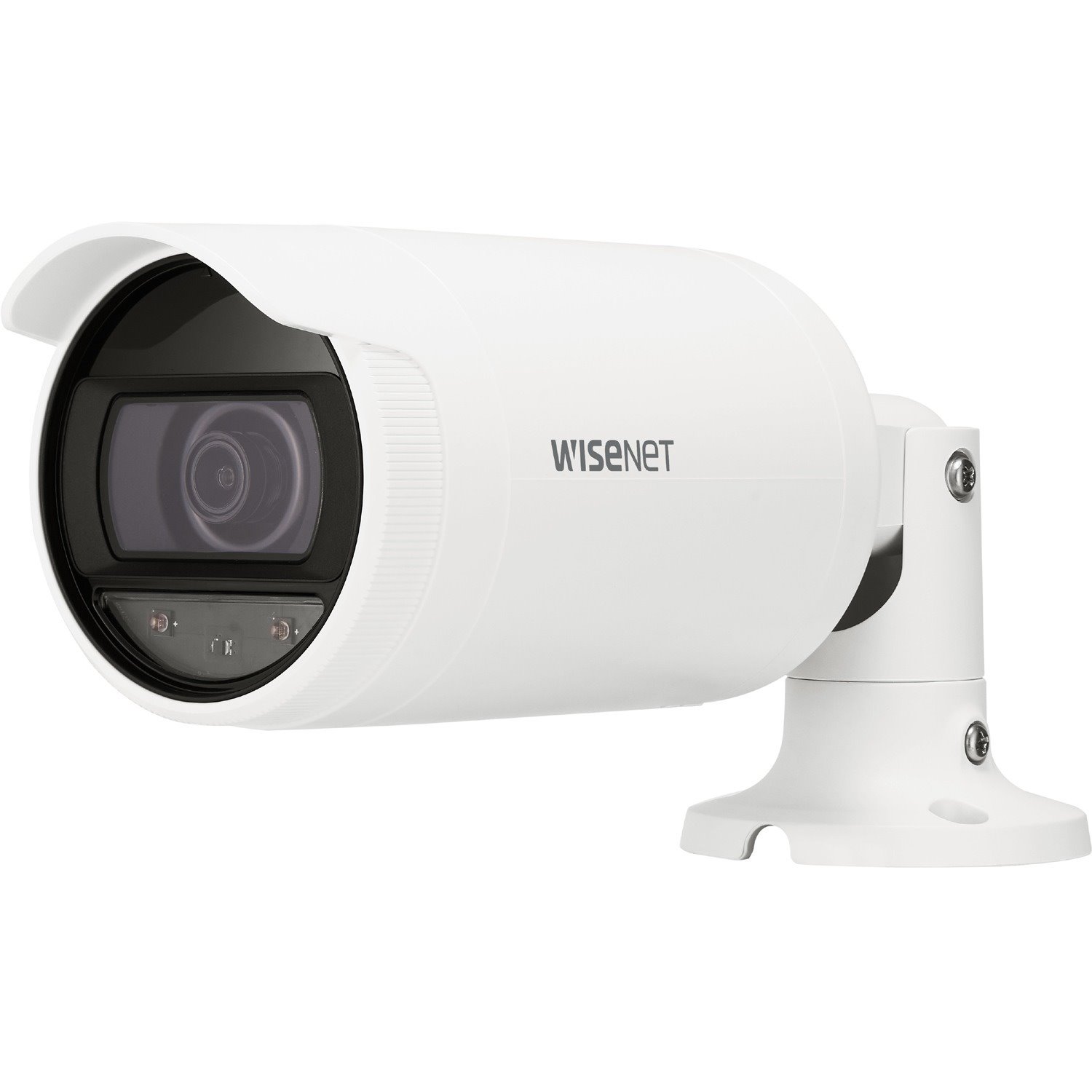 Wisenet ANO-L7012R 4 Megapixel Network Camera - Colour - Bullet - White