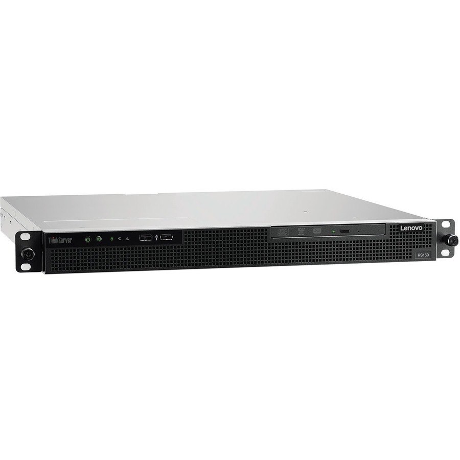 Lenovo ThinkServer RS160 70TG001SUX 1U Rack Server - 1 Xeon E3-1230 v6 3.50 GHz - 8 GB RAM - Serial ATA/600 Controller