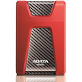 Adata DashDrive Durable HD650 AHD6502TU31CRD 2 TB Portable Hard Drive - External - Red