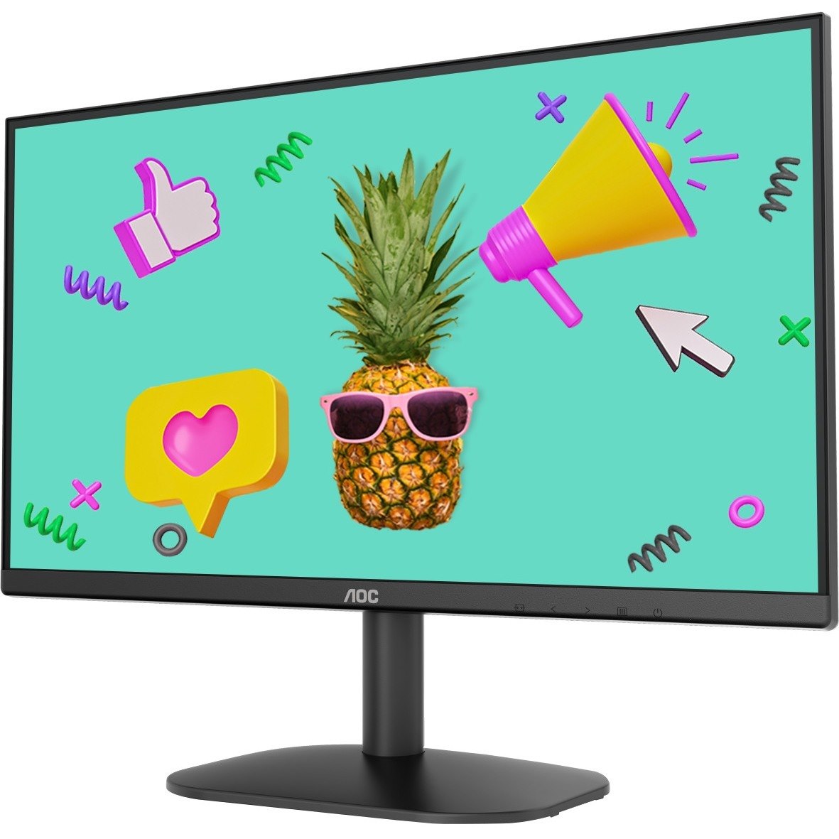 AOC 22B2HN 22" Class Full HD LCD Monitor - 16:9 - Black