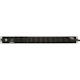 Eaton Tripp Lite Series 3.7kW Single-Phase Local Metered PDU, 208/230V (8 C13 & 2 C19), C20 / L6-20P Adapter, 12 ft. (3.66 m) Cord, 1U Rack-Mount, TAA