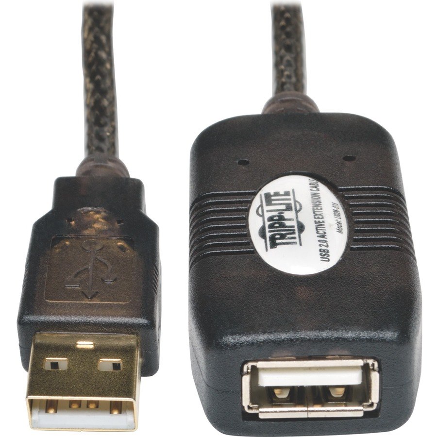 Eaton Tripp Lite Series USB 2.0 Active Extension Repeater Cable (A M/F), 16 ft. (4.88 m)