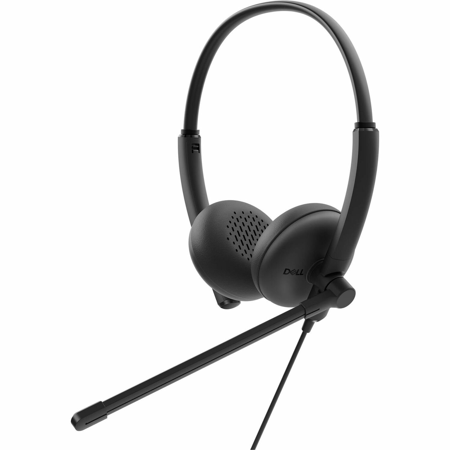 Dell WH125 Wired On-ear, Over-the-head Stereo Headset - Black